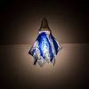 Accent your eclectic look in bold ombre style with this cobalt blue glass table lamp! 1