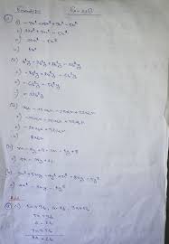 selina concise class 8 math chapter 11 algebraic expressions exercise 11b solution