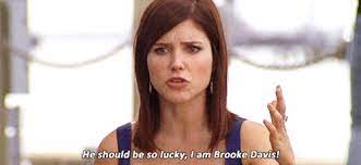 The hair above the bridge of the nose is often of the same color and thickness as the eyebrows, giving the appearance that they converge to form one uninterrupted line of hair. Sophia Bush 9 Years Of Brooke Davis Make Up Edition Part 2 Survived The Shows