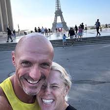 2025 July and August got busy, Ironman Vitoria Gasteiz saw us both qualify  for the Ironman World Championships. Next up was Paris for the final stage  of the Tour de France. We