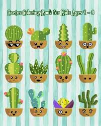 That's why we did a lesson on how to draw a cactus. Cactus Coloring Book For Kids Ages 4 8 Easy Coloring Pages For Little Hands With Thick Lines Fun Early Learning Super Cute Cactus Drawings Bill Black 9781720575450 Amazon Com Books