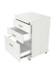 Antique white wood file cabinet is a perfect solution to renew the appearance in your workplace atmosphere. Inval 17 1116 D Vertical 3 Drawer File Cabinet Laricina White Office Depot
