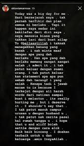 Melakukan pekerjaan yang mustahil dapat dilaksanakan. Tak Nak Menegakkan Benang Yang Basah Tak Patut I Keluar Dengan Suami Orang Oktovia Manrose Mohon Maaf Pada Bella Astillah Media Hiburan