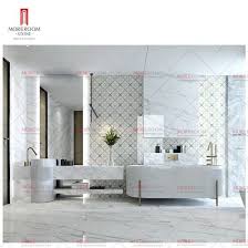 Unique bathroom with wooden cabinets. China Waterjet Marble Inlay Brass Mosaic Tile Bathroom Deco China Brass Mosaic Tile Brass Mosaic