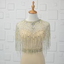 فستان شال الماس مهدب كل مباراة كيب الخرز سوبر لامعة مساء اللباس شال الراقية فستان صدرية