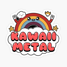 kawaii, cute, death metal, kawaii metal, cute metal, metal meme, metal  music, metal band, japan metal