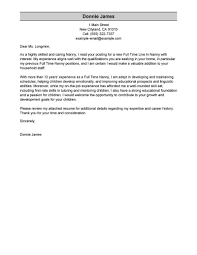 Henry gleen recruiter the sanders. Nanny Cover Letters Samples July 2021