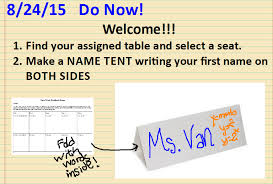 Me do that 60 times! Week 1 Day 1 Name Tents With Feedback Sara Vanderwerf