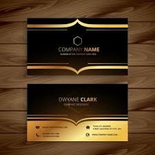 Black And Gold Id Card Design Millions Of Png Images Backgrounds And Vectors For Free Download Pngtree Luxury Business Cards Vector Business Card Business Cards Creative