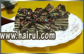 Cara buat topping coklat : Resepi Kek Coklat Batik Hotel Chef Hairul Hissam
