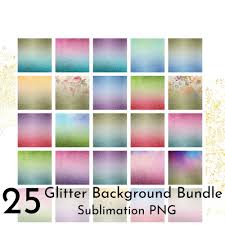 Sublimation Background Bundle Glitter