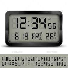This font uploaded 21 february 2015. Digital Clock Digital Clocks Digital Clock Design Clock