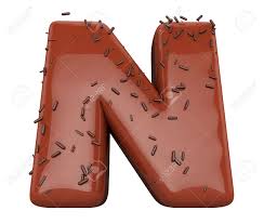 There are 21 consonant letters in the alphabet: Chocolate Font And Granules Delicious Letter N Alphabet 3d Render Isolated On White Background Path Save Stock Photo Picture And Royalty Free Image Image 157383123