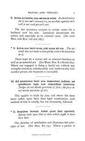 A Collection Of Latin Maxims And Phrases Literally Translated Intended For The Use Of Students For All Legal Examinations Cotterell John Nicholas Free Do Law Quotes Latin Maxims Latin Phrases