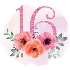 Rustic sweet 16 party floral pink flower invite | zazzle.com. Premium Vector Sweet 16 Floral Background