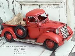 Fall Sale Large Old Fashioned Red Truck By Sundaytreasures On Etsy Ford Trucks Vintage Trucks Vintage Pickup Trucks