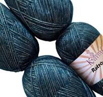 Amazon.com: Retro-Glam Metallic Yarn for Crocheting, 4-Pack ...