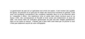 Il est spécialisé dans la recherche des cofinanceurs. Lettre De Motivation Gestionnaire De Paie