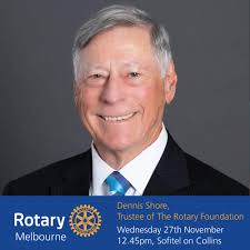 🎤 Guest Speaker Alert! 🎤 Join us for an insightful lunch next Wednesday  with Dennis Shore, Trustee of The Rotary Foundation, as he explores the  Impact of the Rotary Foundation. 🌍✨ 📅