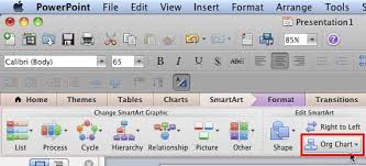 change layout of organization chart in powerpoint 2011 for