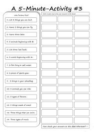 A 5 Minute Activity 3 Worksheet Free Esl Printable Worksheets Made By Teachers English Activities Teaching English Teaching