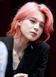 Julie Semi Ia On Twitter Jimin Pink Hair Long Pink Hair Long Hair Styles