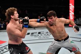 Folkstyle wrestling ben askren's wrestling pedigree is shared by very few in mma (daniel cormier and henry cejudo). Ufc Singapore Maia Submits Askren Fight Sports