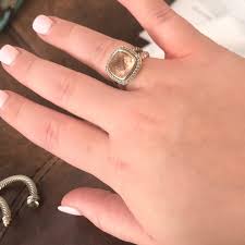 Rub the cloth gently over the metal in a circular motion. David Yurman Jewelry David Yurman Morganite Albion Ring Size 7 Poshmark