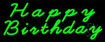 Green Cursive Happy Birthday Led Neon Sign Holiday Special Occasions Neon Signs The Sign Store We have 45+ amazing background pictures carefully picked by our community. green cursive happy birthday led neon sign