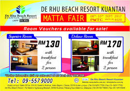 Matta president datuk tan kok liang said the newly introduced digital platform would enable travel agents, tour operators and other tourism service the online fair is a new initiative of matta to cater the various need of malaysian travellers who are looking for special holidays such as unique. Matta Fair Voucher Promotion From 8 September 2017 Until 10 September 2017 Promo Closed Lkpp De Rhu Beach Resort Kuantan