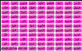 اسماء الله الحسنى names god