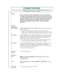 Sample Resume High School Student With No Work Experience. Sample ...