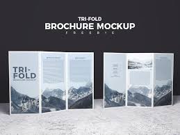 Free 2 Sided Tri Fold Brochure Mockup Psd 2018 Trifold Brochure Brochure Mockup Psd Brochures Mockups