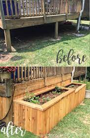 How To Build And Enclose The Back Porch With Raised Garden Beds Diy Backyard Backyard Makeover Backyard Patio