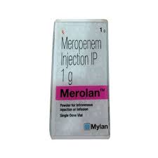 ↑ review of meropenem side effects — ehealthme.com. Merolan 1g Meropenem Injection Ip For Hospital Treatment Bacterial Infections Rs 350 Vial Id 21655202748