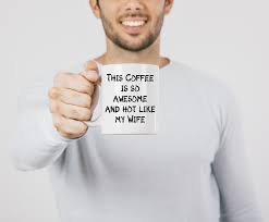 This Coffee Is So Awesome And Hot Like My Wife Gift Coffee Cup Great Mothers Day Gift Unique Cup Coffee Cup Gifts Great Mothers Day Gifts How To Order Coffee