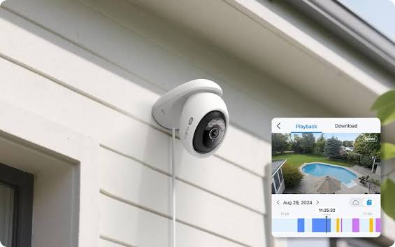 Tapo C560WS | Cámara de seguridad Wi-Fi exterior con giro e inclinación | TP-Link Nordic