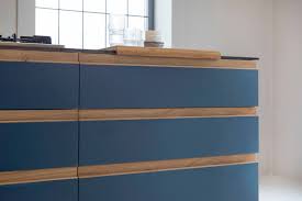 Design Blue St Linoleum Auf Multiplex Mit Griffleisten Aus Eiche Massiv Kuchen Fronten Ikea Ikea Mobel