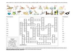 Verbes De La Cuisine Mots Fleches Verbe Vocabulaire Cuisine