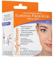 Sally Hansen Microwaveable Eyebrow Face Lip Wax Kit Pack Of 2 Walmart Com