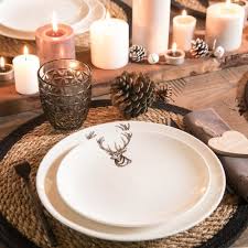 Vous venez d'ajouter à votre panier. Set De Table Rond En Jute Noir Maisons Du Monde