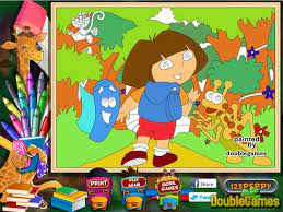 Get crafts, coloring pages, lessons, and more! Dora The Explorer Online Coloring Page Online Game