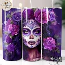 Sugar Skull 20 Oz Skinny Tumbler Mama, Mom Life Sublimation Design for  Straight, Tapered Tumbler Wrap PNG Digital Download for Halloween