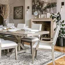 Table and stool tops feature a planked effect. Small Dining Room Sets Living Spaces