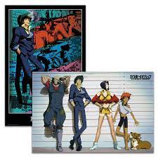 The show is based on the 1998 japanese anime series which is set in the year 2071 and follows the lives of the bounty hunting crew of a spaceship. Cowboy Bebop Posterset Poster Grossformat Jetzt Im Shop Bestellen Close Up Gmbh