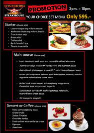 See 385 unbiased reviews of longhorn steakhouse, rated 4.5 of 5 on tripadvisor and ranked #42 of 326 restaurants in branson. Weekly Your Choice Longhorn Steakhouse Grill Pattaya Facebook