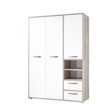Jugendzimmer weiss 5 teilig bett komplett 90x200 schrank nako. Kleiderschrank Moon Schrank Schlafzimmerschrank Jugendzimmer Driftwood Weiss Kleiderschrank Kinder Mobel Jahnichen Center Gmbh