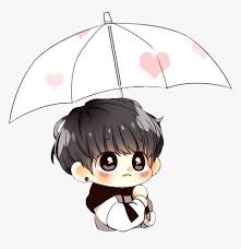 And their english is toooooo. Bts Cute Chibi Rain Umbrella Jungkook Jungkook Bts Chibi Hd Png Download Transparent Png Image Pngitem