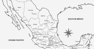 Mapa de méxico con nombres. Descargar Coleccion De Mapas De Mexico Para Imprimir Pdf Aula Virtual Primaria