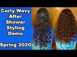 The best ingredients for frizzy hair are nourishing oils like argan oil, avocado oil, and coconut oil. Curly Wavy Hair After Shower Styling Demo Youtube
